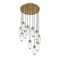 Z-Lite Arden Chandelier, 11-Light, 24 In.W x 12 In.H, Rubbed Brass/Clear 651P-11R-RB - alternate 5